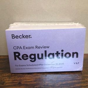 Becker CPA exam study materials